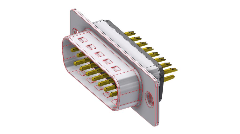 DA-15 D-Sub filter-plug, 1nF